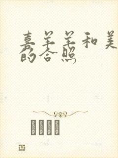 喜羊羊和美羊羊的合照