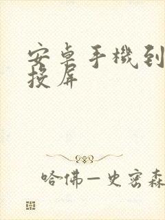 安卓手机到电脑投屏