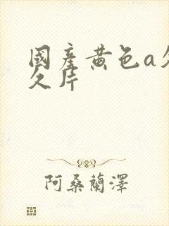 国产黄色a久久久片