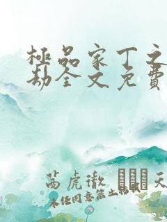 极品家丁之众女劫全文免费阅读小说