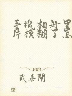 手机相册里的照片模糊了怎么恢复