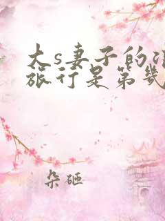 大s妻子的浪漫旅行是第几季