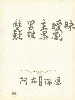 双男主暧昧向悬疑破案剧