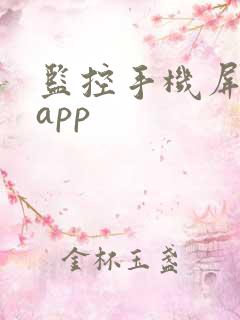 监控手机屏幕的app