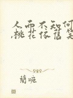 人面不知何处去,桃花依旧笑春风全诗