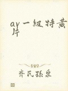 av一级特黄大片