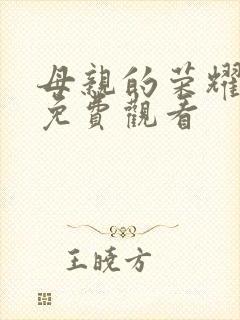 母亲的荣耀短剧免费观看