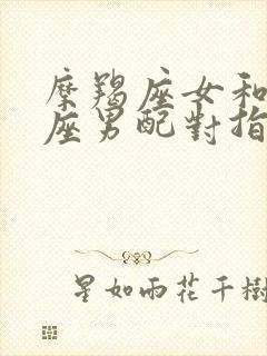 摩羯座女和狮子座男配对指数是多少