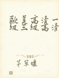 欧美高清一级二级三级高清视频