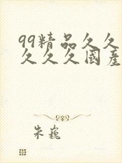 99精品久久久久久久国产