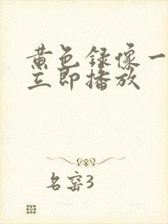 黄色录像一级片立即播放