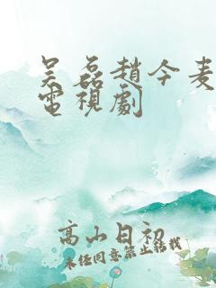 吴磊赵今麦演的电视剧