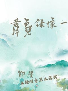 黄色录像一级大片儿