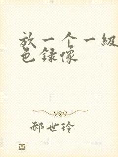 放一个一级的黄色录像