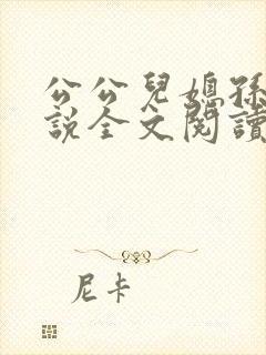 公公儿媳孙玥小说全文阅读