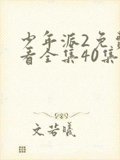 少年派2免费观看全集40集