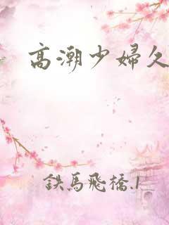 高潮少妇久久久