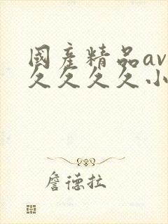 国产精品av久久久久久小说