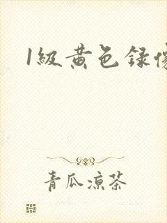 1级黄色录像.