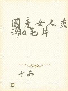 国产女人爽到高潮a毛片