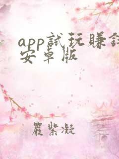 app试玩赚钱安卓版