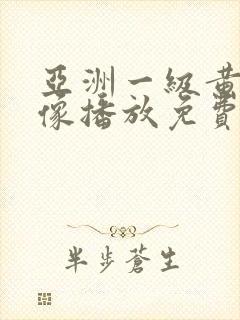 亚洲一级黄色录像播放免费