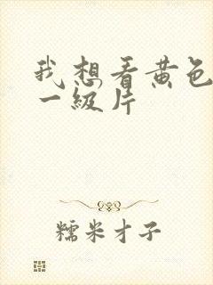 我想看黄色国产一级片