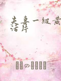 夫妻一级黄色生活片