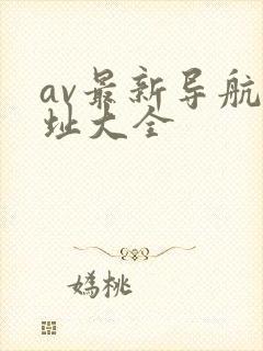 av最新导航网址大全