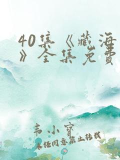 40集《藏海传》全集免费播放
