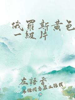 俄罗斯黄色录像一级片