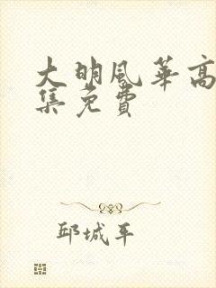 大明风华高清全集免费