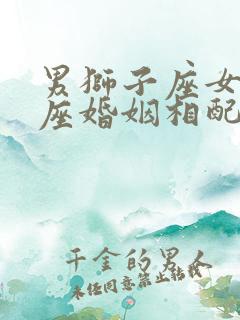 男狮子座女射手座婚姻相配吗