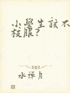 小学生该不该穿校服?