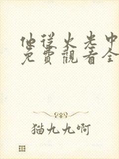 他从火光中走来免费观看全集完整版