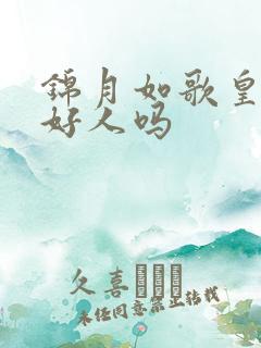 锦月如歌皇上是好人吗