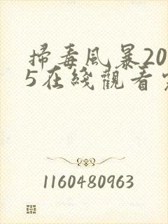 扫毒风暴2025在线观看完整版高清