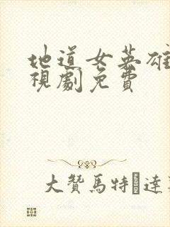 地道女英雄 电视剧免费