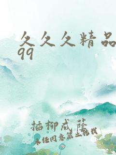 久久久精品久久99