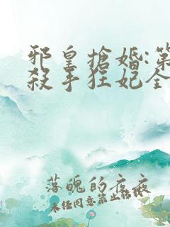 邪皇抢婚:第一杀手狂妃全文免费