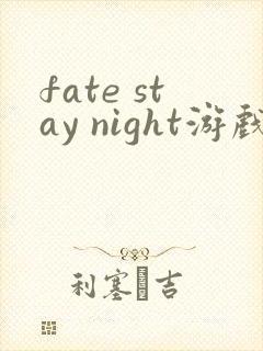 fate stay night游戏攻略