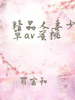 精品人妻少妇嫩草av蜜桃