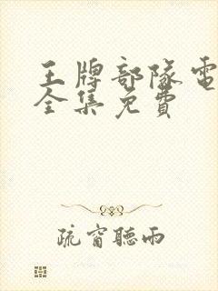 王牌部队电视剧全集免费