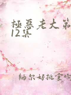 极恶老大第二季12集