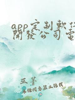 app定制软件开发公司电话