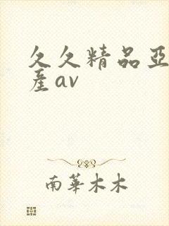 久久精品亚洲国产av