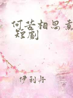 何苦相思煮余年 短剧