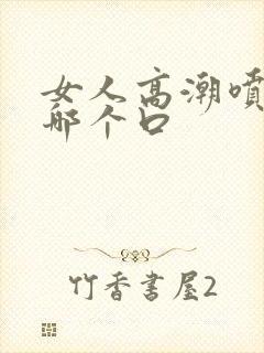 女人高潮喷水在哪个口