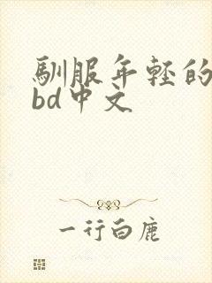 驯服年轻的人妻bd中文