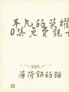 平凡的荣耀第30集免费观看